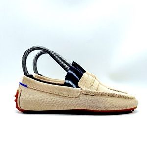 Rothy's Beige and Black Loafers